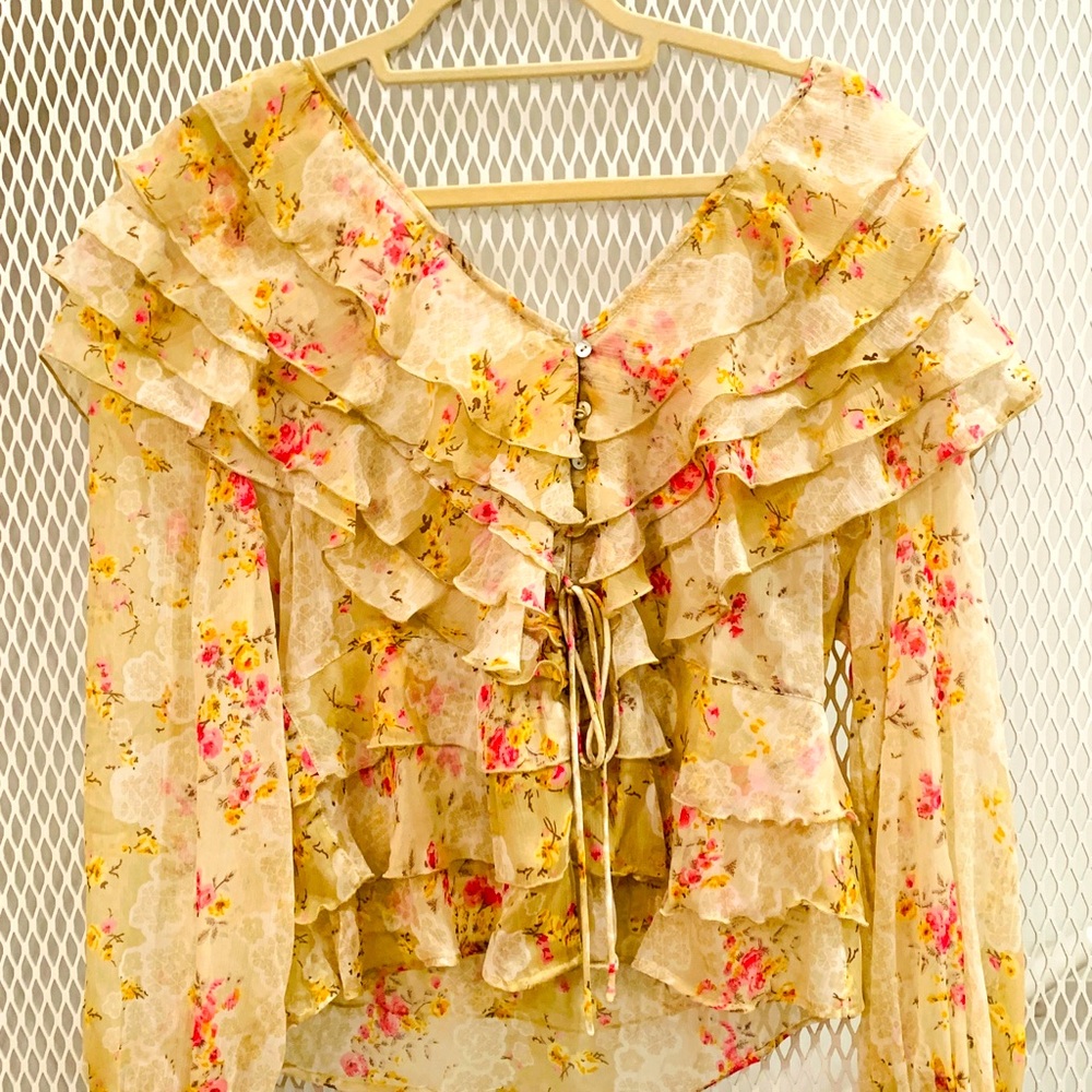 Topshop Floral Top